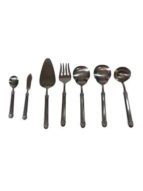 Towle Georgian House Old Forge Flatware 7-Piece Complete Serving Set